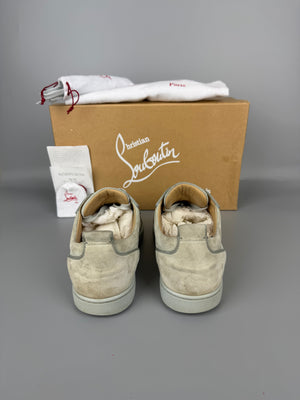 Christian Louboutin Louis Junior Spikes Sneaker Grey | 41