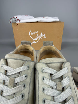 Christian Louboutin Louis Junior Spikes Sneaker Grey | 41