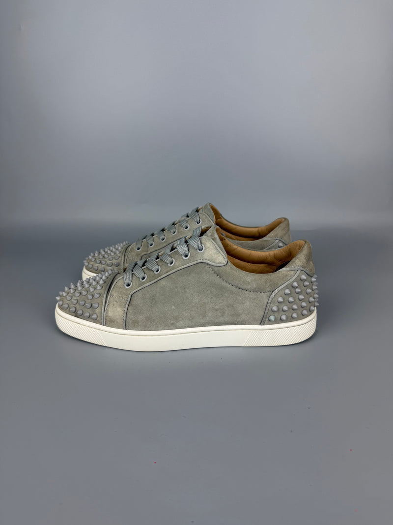 Christian Louboutin Seavaste Spikes Sneaker Grey | 43.5