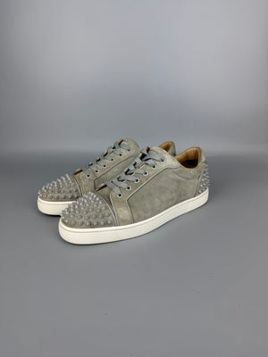 Christian Louboutin Seavaste Spikes Sneaker Grey | 43.5