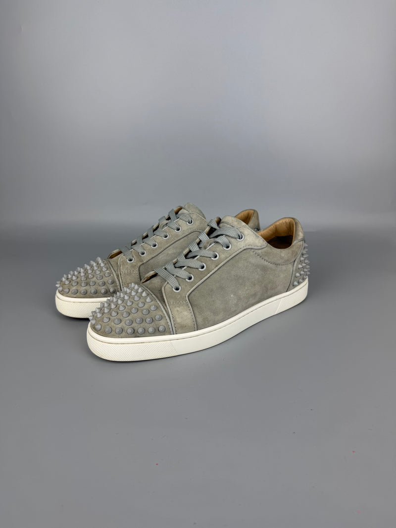 Christian Louboutin Seavaste Spikes Sneaker Grey | 43.5