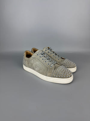 Christian Louboutin Seavaste Spikes Sneaker Grey | 43.5