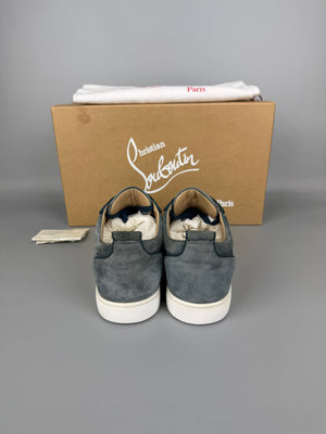 Christian Louboutin Louis Junior Spikes Sneaker Washed Blue | 40