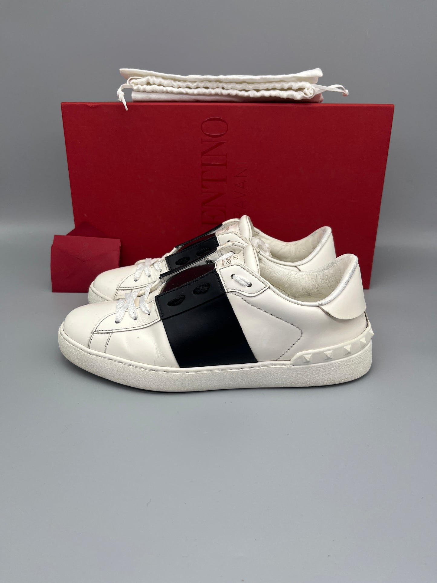 Herr | Valentino Garavani | Valentino Open Sneaker Svart