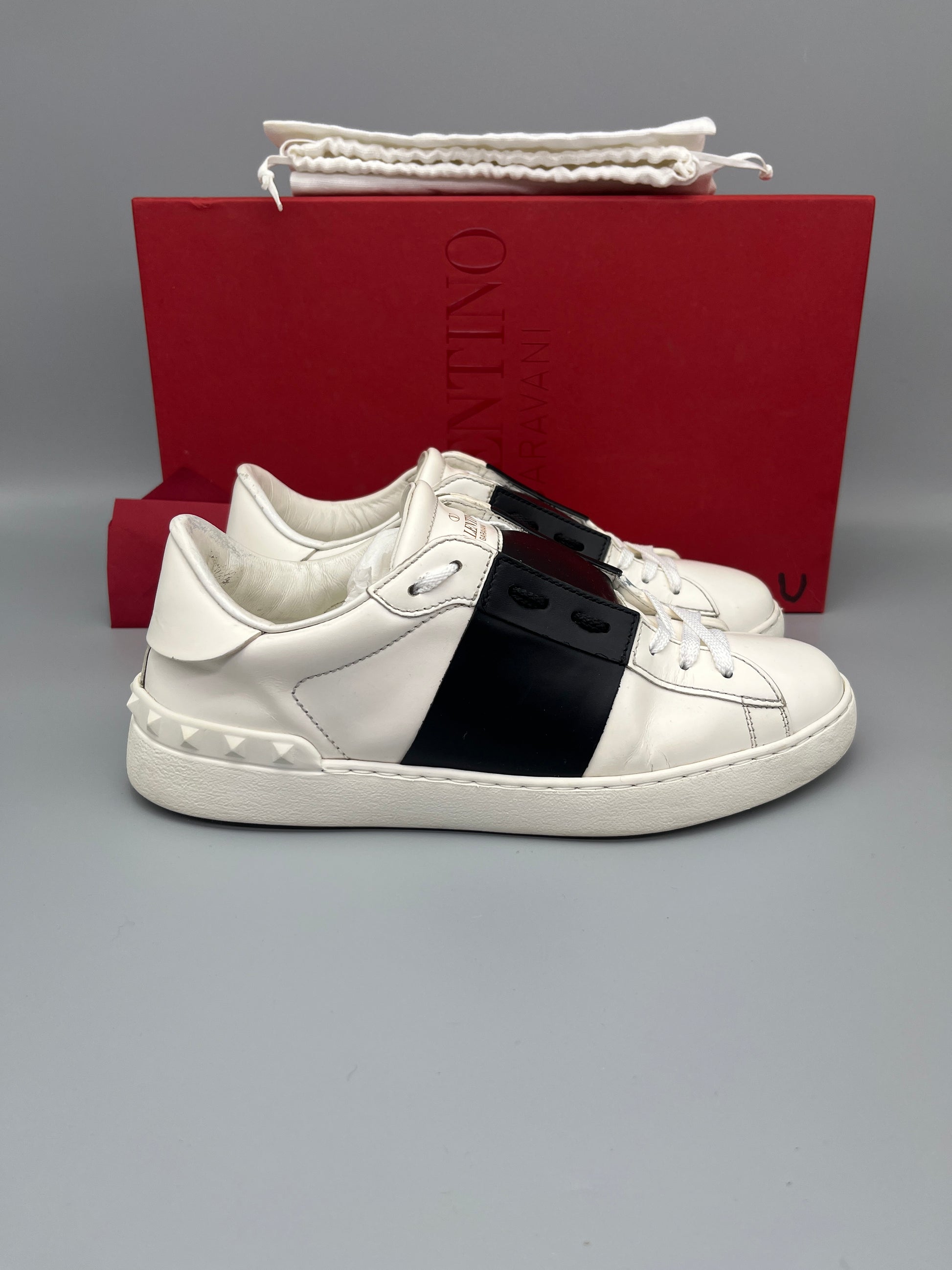 Herr | Valentino Garavani | Valentino Open Sneaker Svart