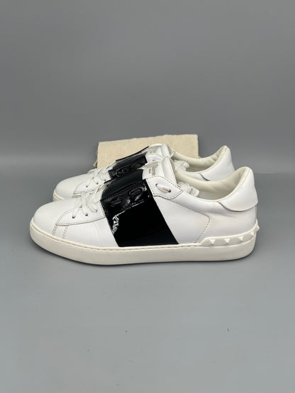 Herr | Valentino Garavani | Valentino Open Sneaker Patent Black