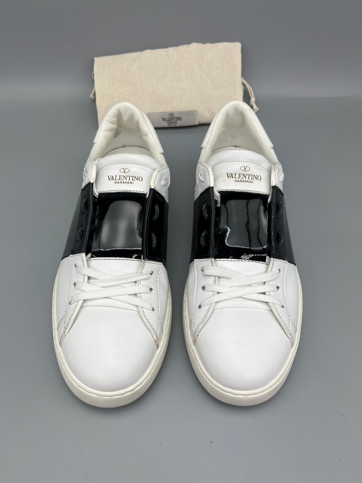 Herr | Valentino Garavani | Valentino Open Sneaker Patent Black