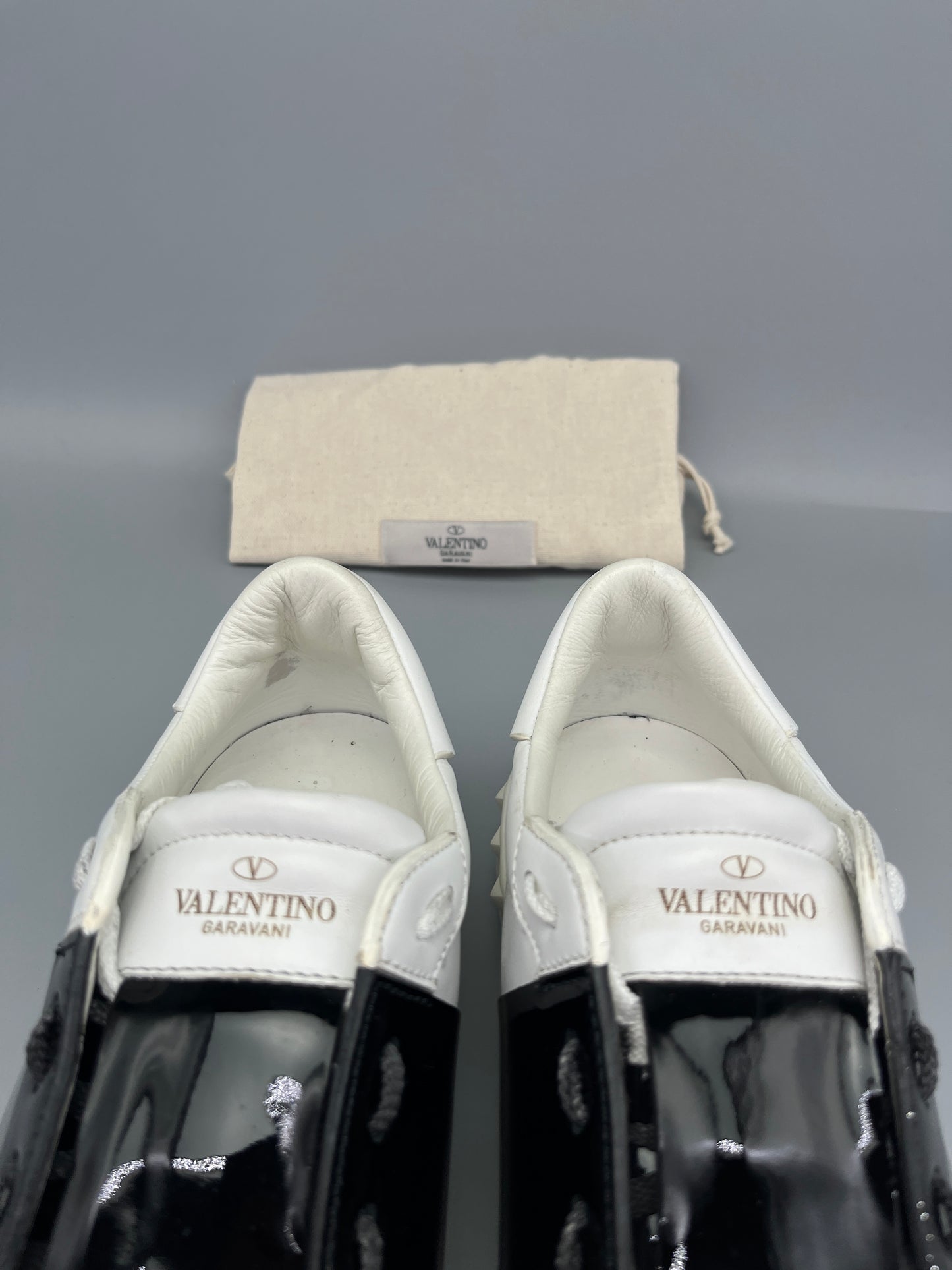 Valentino Open Sneaker Patent Black | 41.5