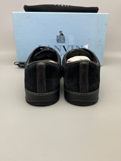 Lanvin Dbb1 Nappa Cap Toe Sneaker Black | 41