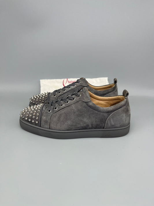 Christian Louboutin Louis Junior Spikes Sneaker Grey | 44
