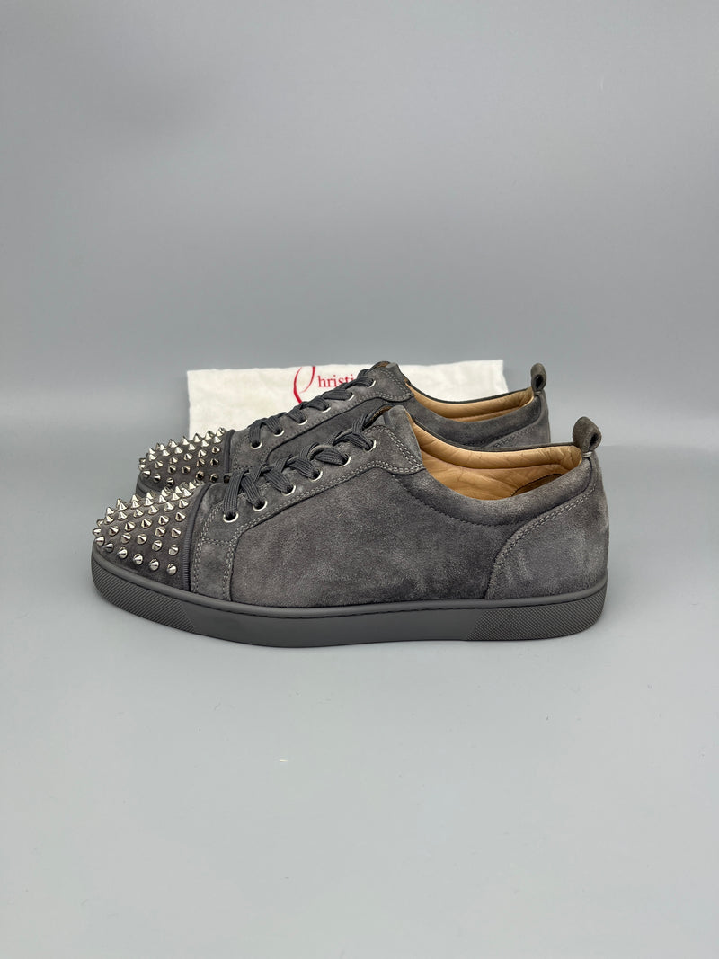 Christian Louboutin Louis Junior Spikes Sneaker Grey | 44