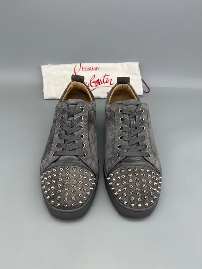 Christian Louboutin Louis Junior Spikes Sneaker Grey | 44