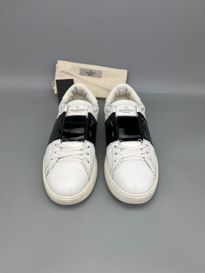 Valentino Open Sneaker Patent Black | 42.5