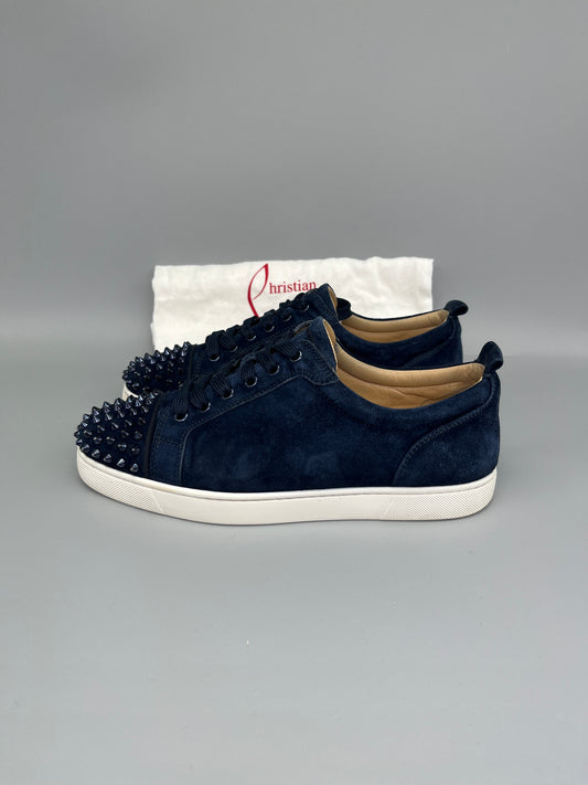 Christian Louboutin Louis Junior Spikes Sneaker Navy | 43