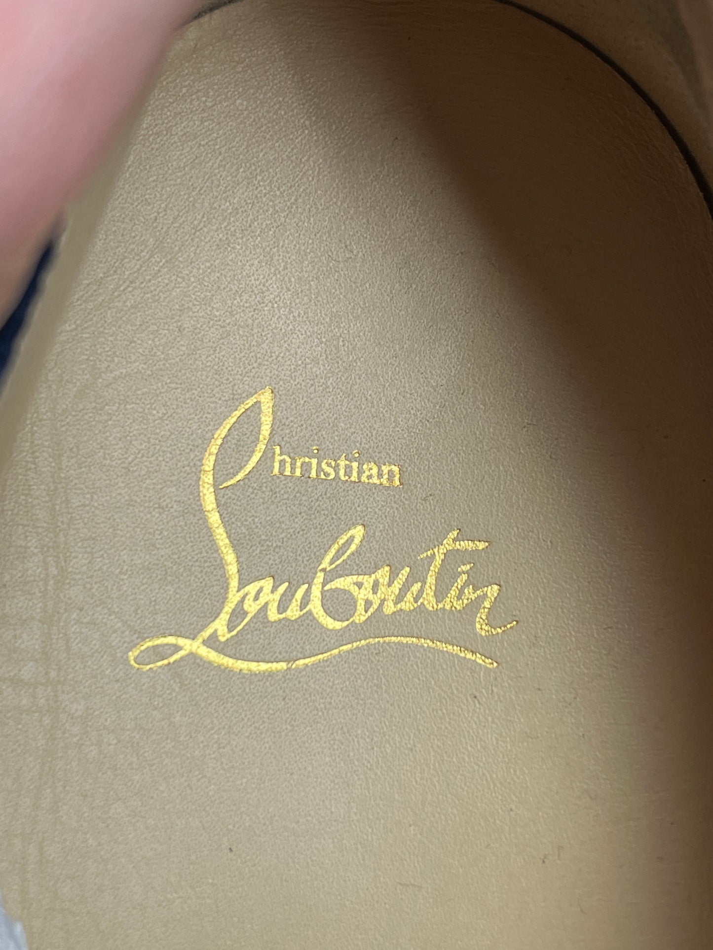 Christian Louboutin Louis Junior Spikes Sneaker Navy | 43