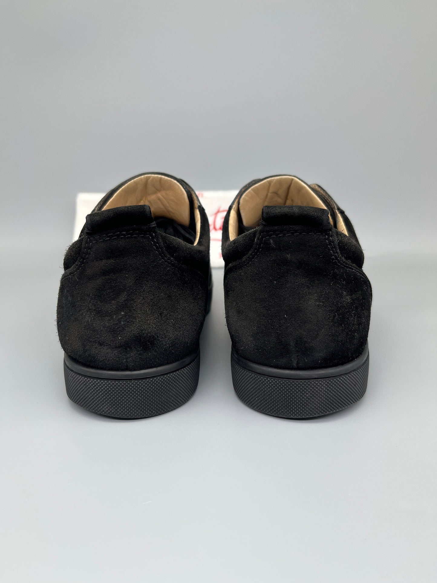 Christian Louboutin Louis Junior Spikes Sneaker Black | 44.5