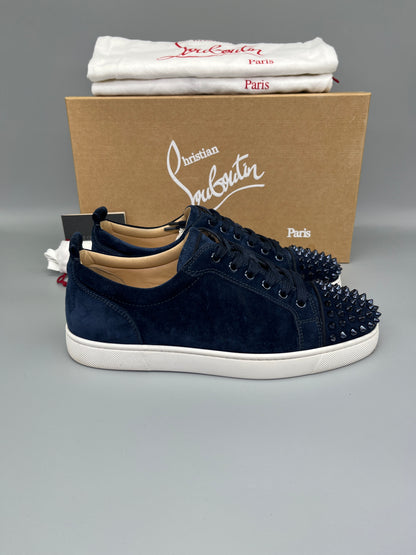 Christian Louboutin Louis Junior Spikes Sneaker Navy | 41.5