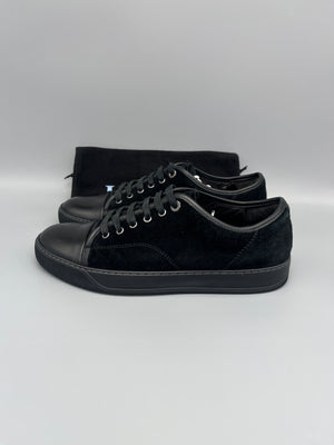 Lanvin Dbb1 Nappa Cap Toe Sneaker Black | 41