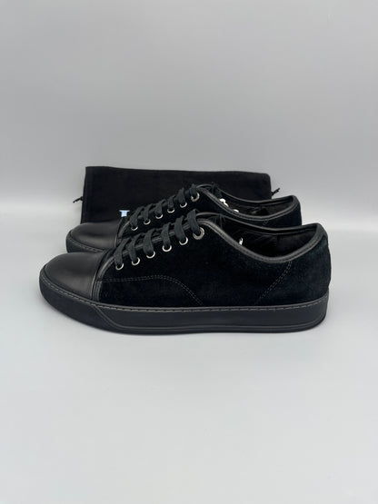 Lanvin Dbb1 Nappa Cap Toe Sneaker Black | 41