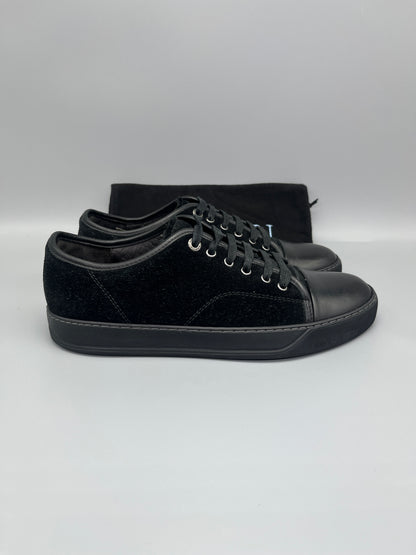 Lanvin Dbb1 Nappa Cap Toe Sneaker Black | 41