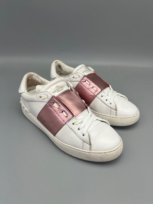 Valentino Open Sneaker Metallic Pink | 37