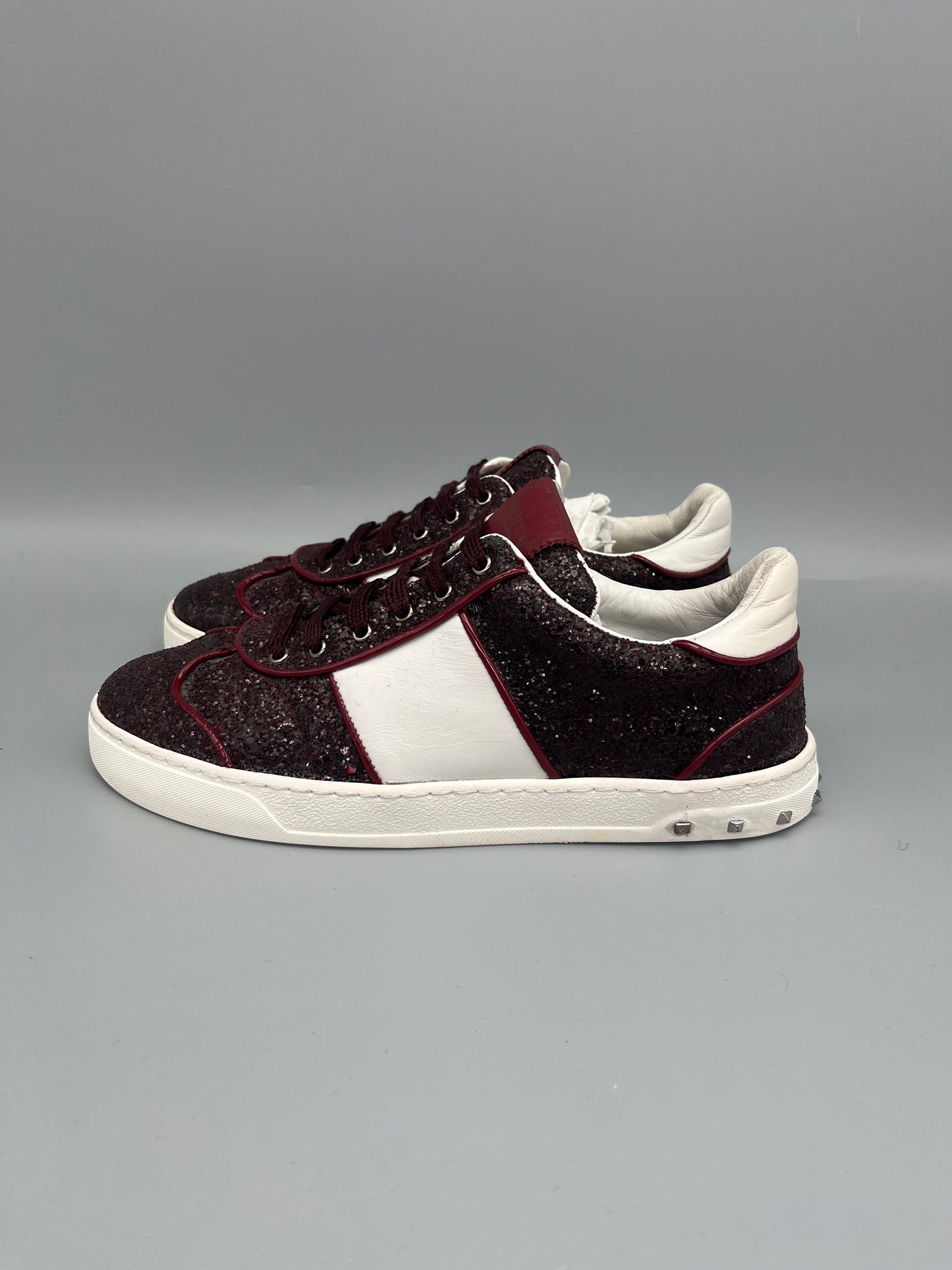 Valentino Flycrew Sneaker Red Glitter | 39.5