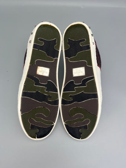 Valentino Flycrew Sneaker Red Glitter | 39.5