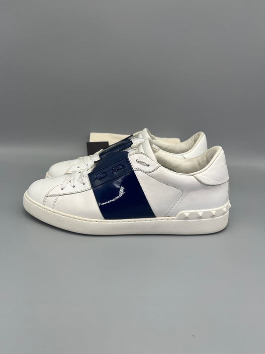 Valentino Open Sneaker Patent Blue | 43