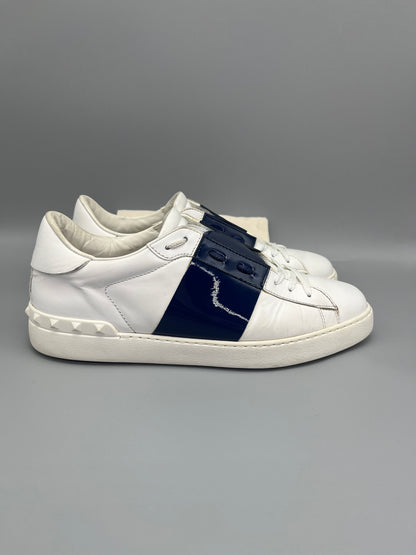 Valentino Open Sneaker Patent Blue | 43