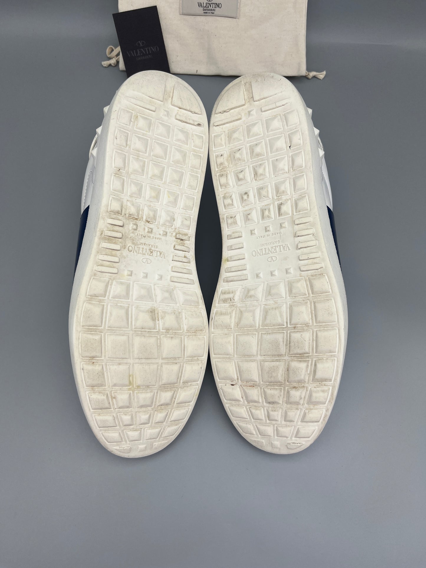 Valentino Open Sneaker Patent Blue | 43