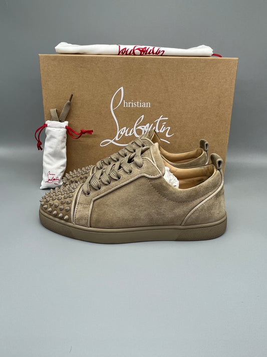 Christian Louboutin Louis Junior Spikes Orlato Sneaker Beige | 40