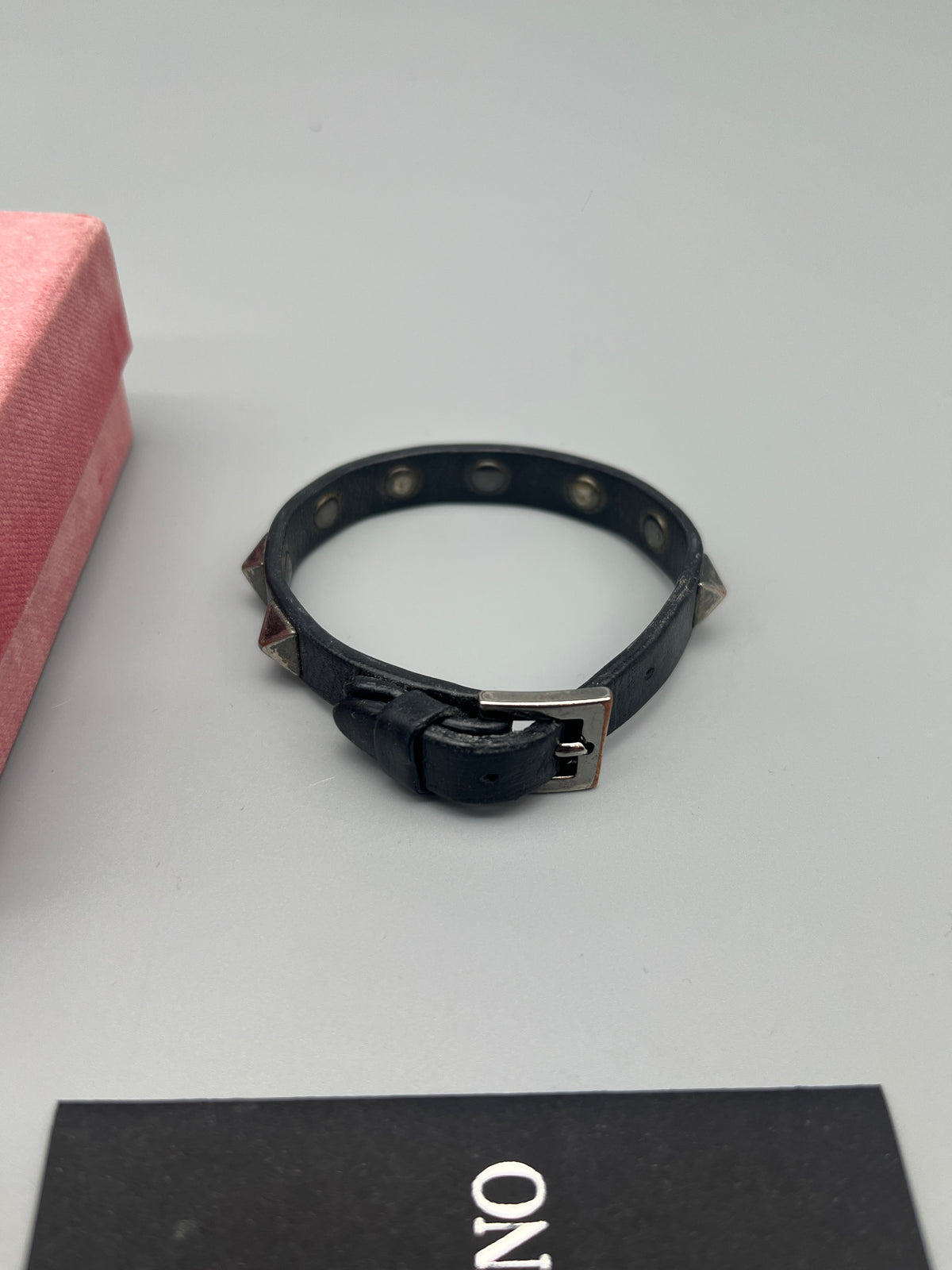 Valentino Rockstud Bracelet Black