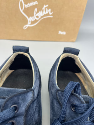 Christian Louboutin Louis Junior Spikes Sneaker Navy | 43