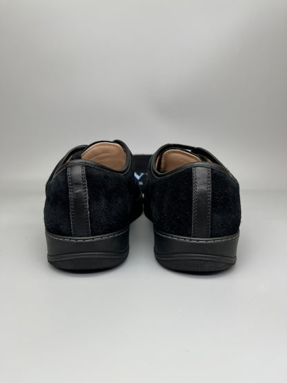 Lanvin Dbb1 Patent Cap Toe Sneaker Black | 45