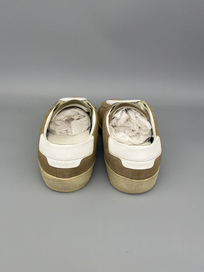 Shop Saint Laurent SL/06 Suede Sneaker Beige Online | Smooth & Easy Shopping – The Grand Archive
