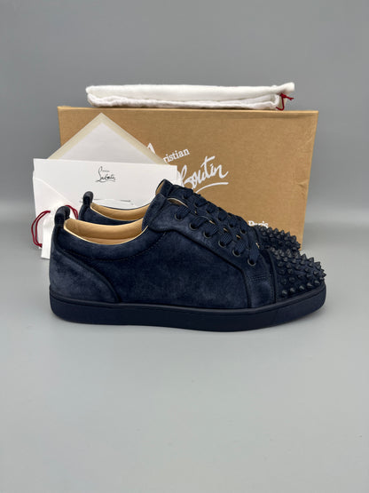 Christian Louboutin Louis Junior Spikes Sneaker Navy | 42.5