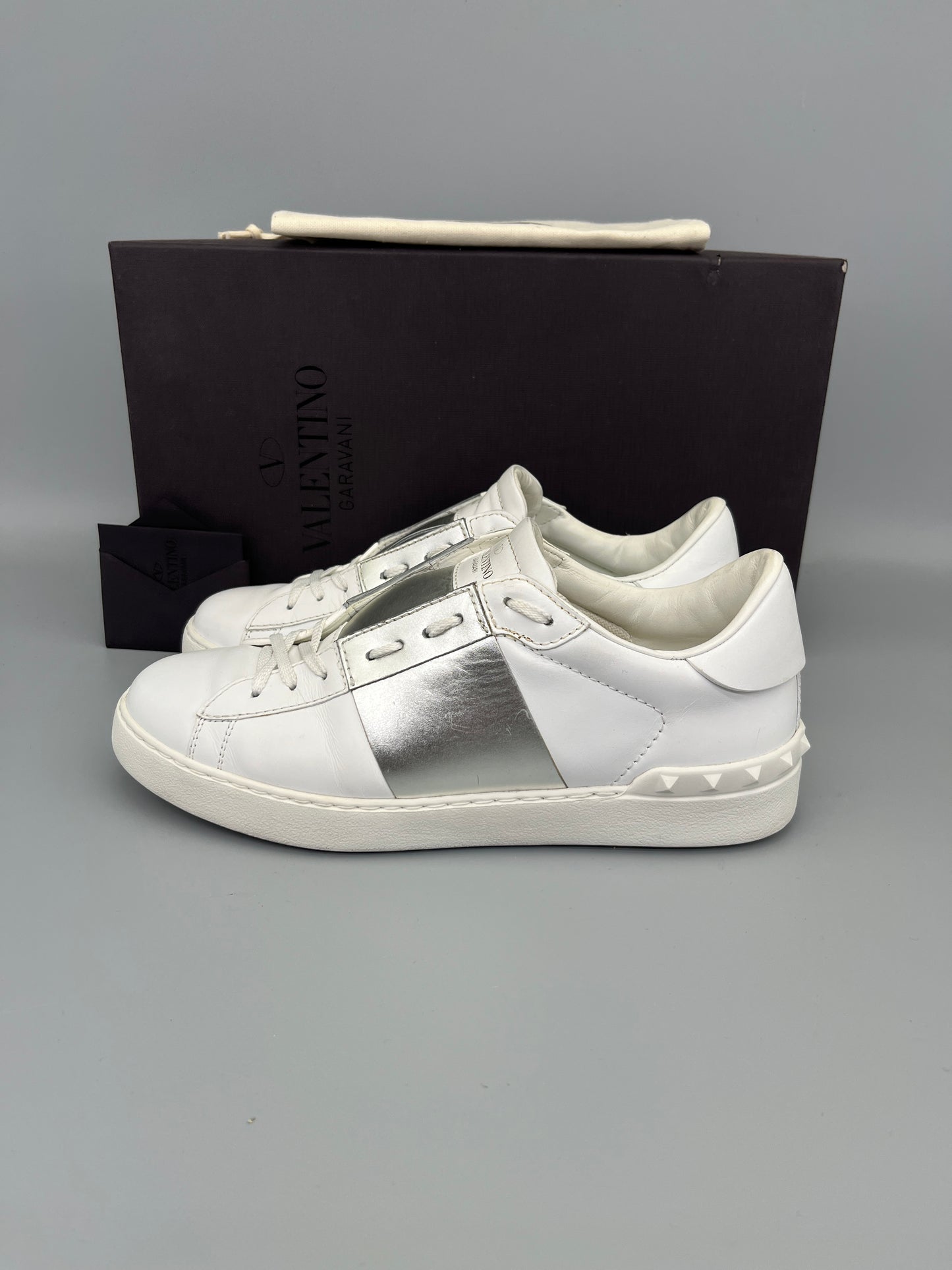 Valentino Open Sneaker Silver | 40.5