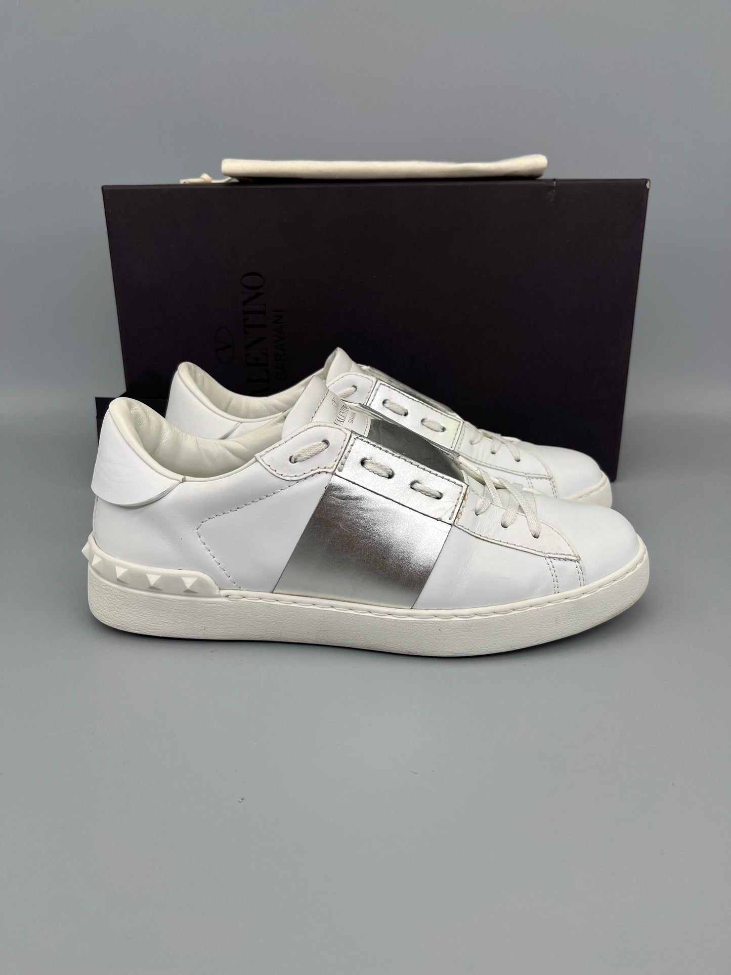 Valentino Open Sneaker Silver | 40.5