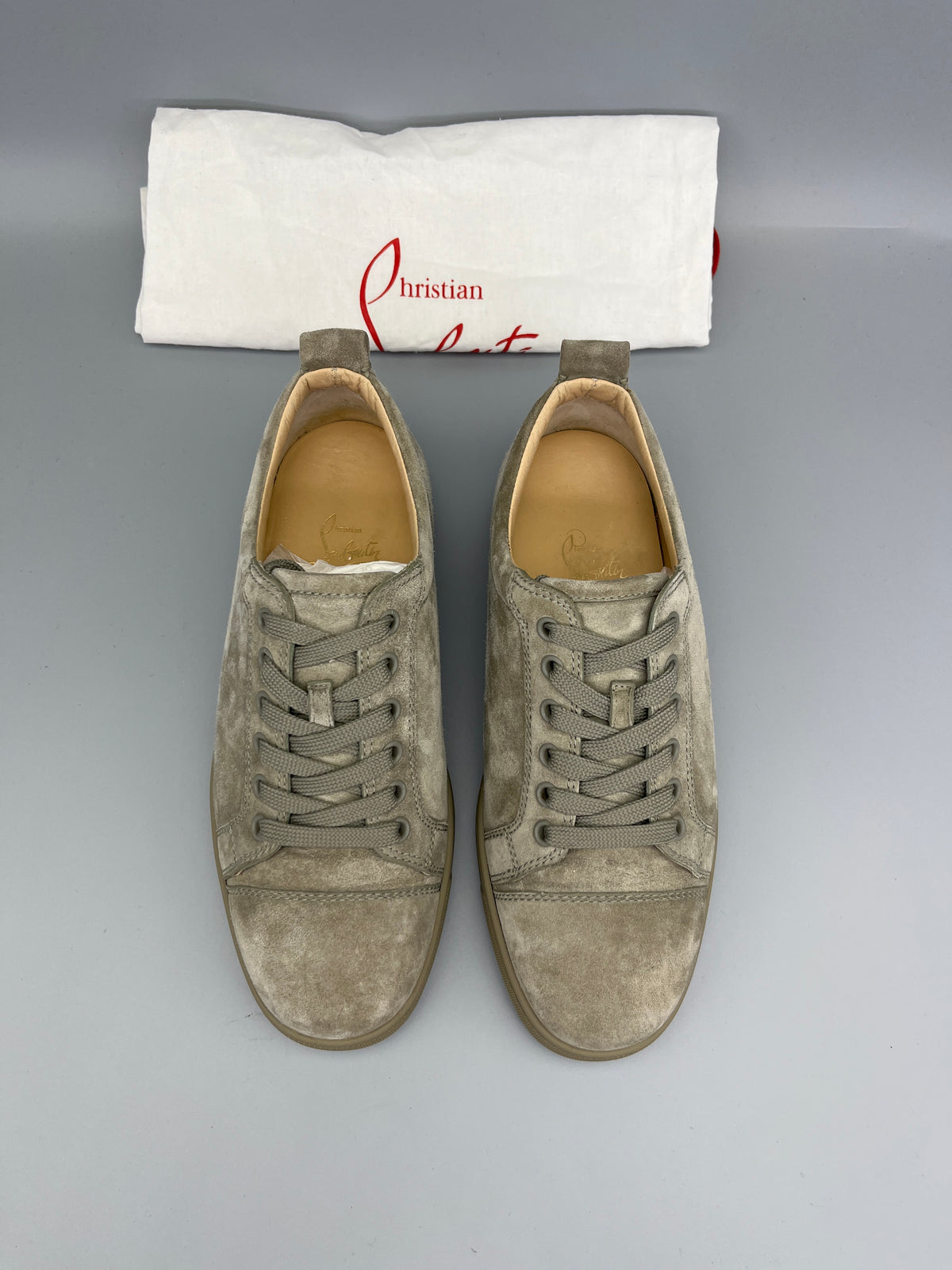 Christian Louboutin Louis Junior Sneaker Olive Green | 39