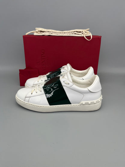 Valentino Open Sneaker Patent Green | 40.5