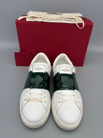 Valentino Open Sneaker Patent Green | 40.5