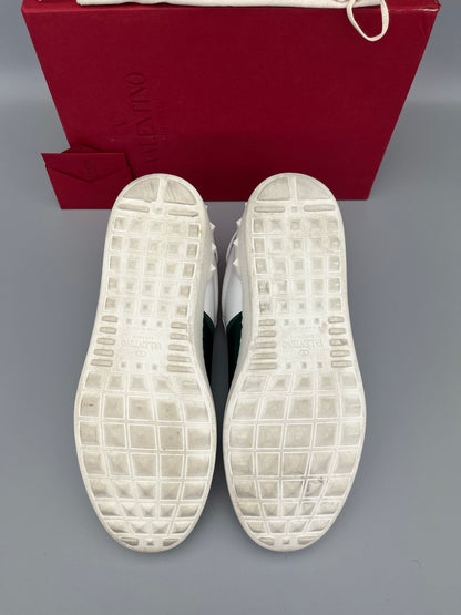 Valentino Open Sneaker Patent Green | 40.5