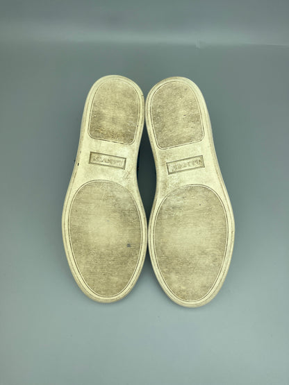 Lanvin Dbb1 Patent Cap Toe Sneaker Blue | 43