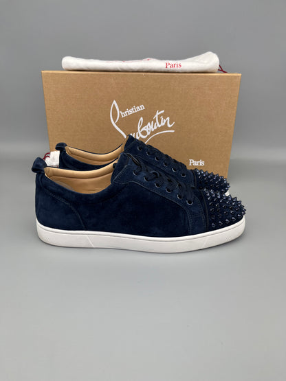 Christian Louboutin Louis Junior Spikes Sneaker Navy | 44