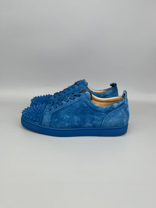 Christian Louboutin Louis Junior Spikes Sneaker Blue | 44