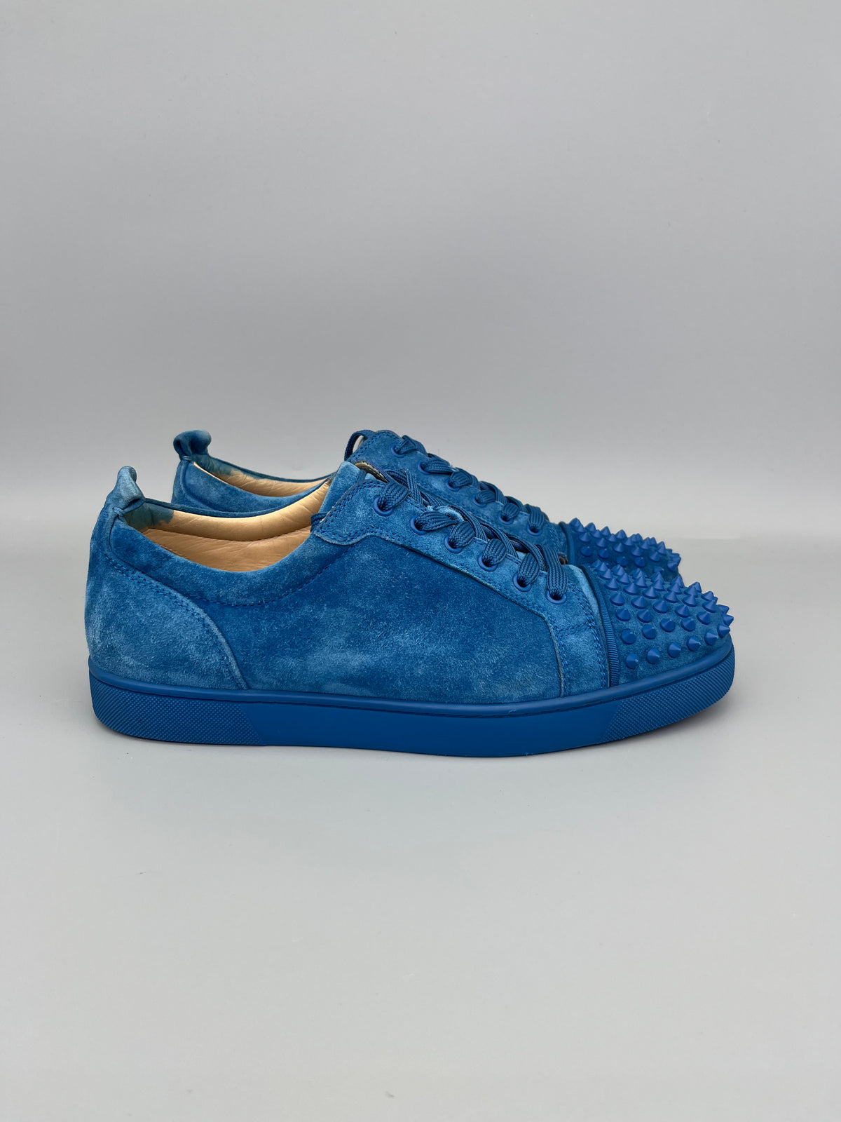 Christian Louboutin Louis Junior Spikes Sneaker Blue | 44