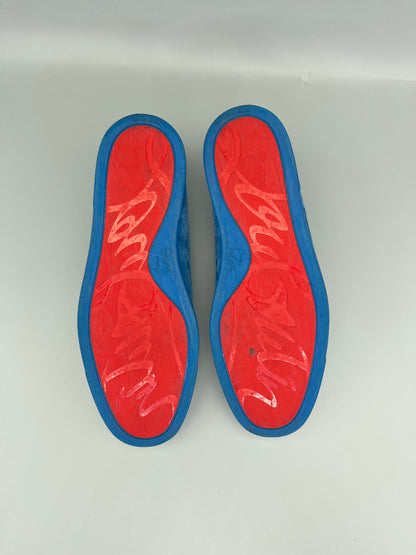 Christian Louboutin Louis Junior Spikes Sneaker Blue | 44
