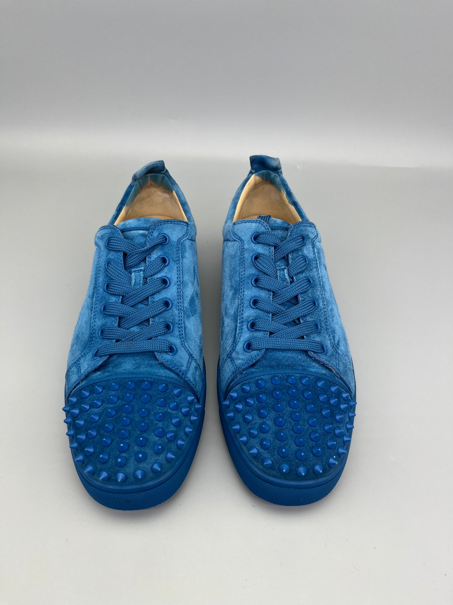 Christian Louboutin Louis Junior Spikes Sneaker Blue | 44