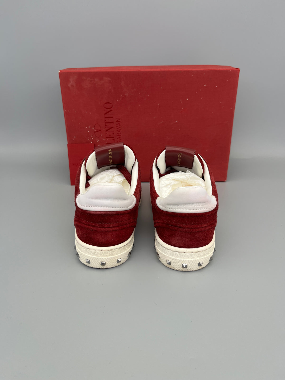 Valentino Flycrew Sneaker Red Suede | 37.5