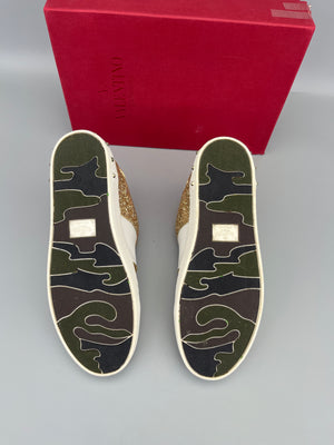 Valentino Flycrew Sneaker Gold Glitter | 38